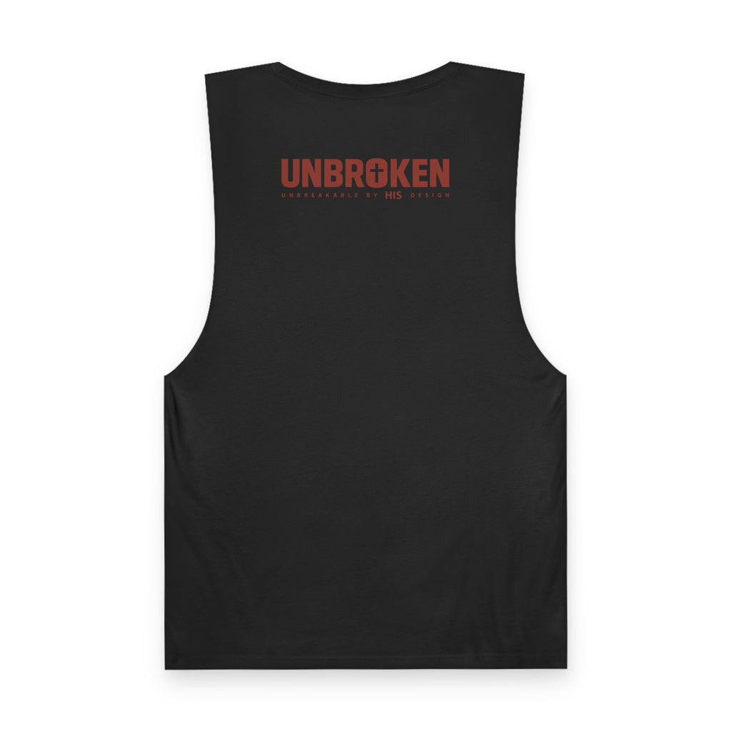 Unbroken Logo (Burnt Ember) - Muscle Tank