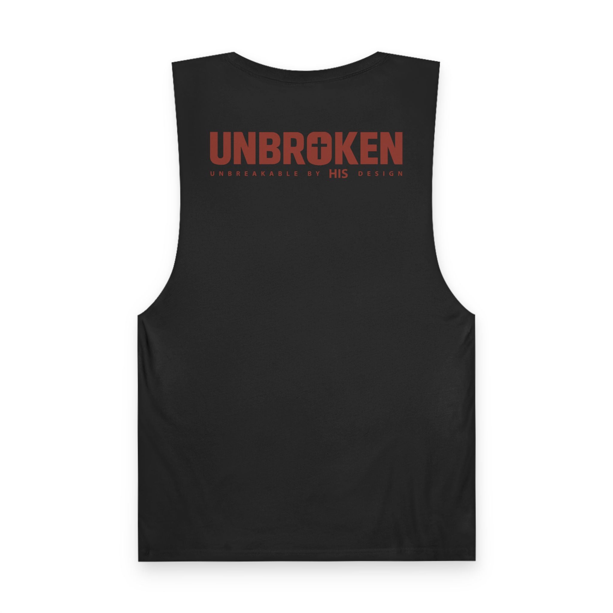 Unbroken Logo (Burnt Ember) - Muscle Tank