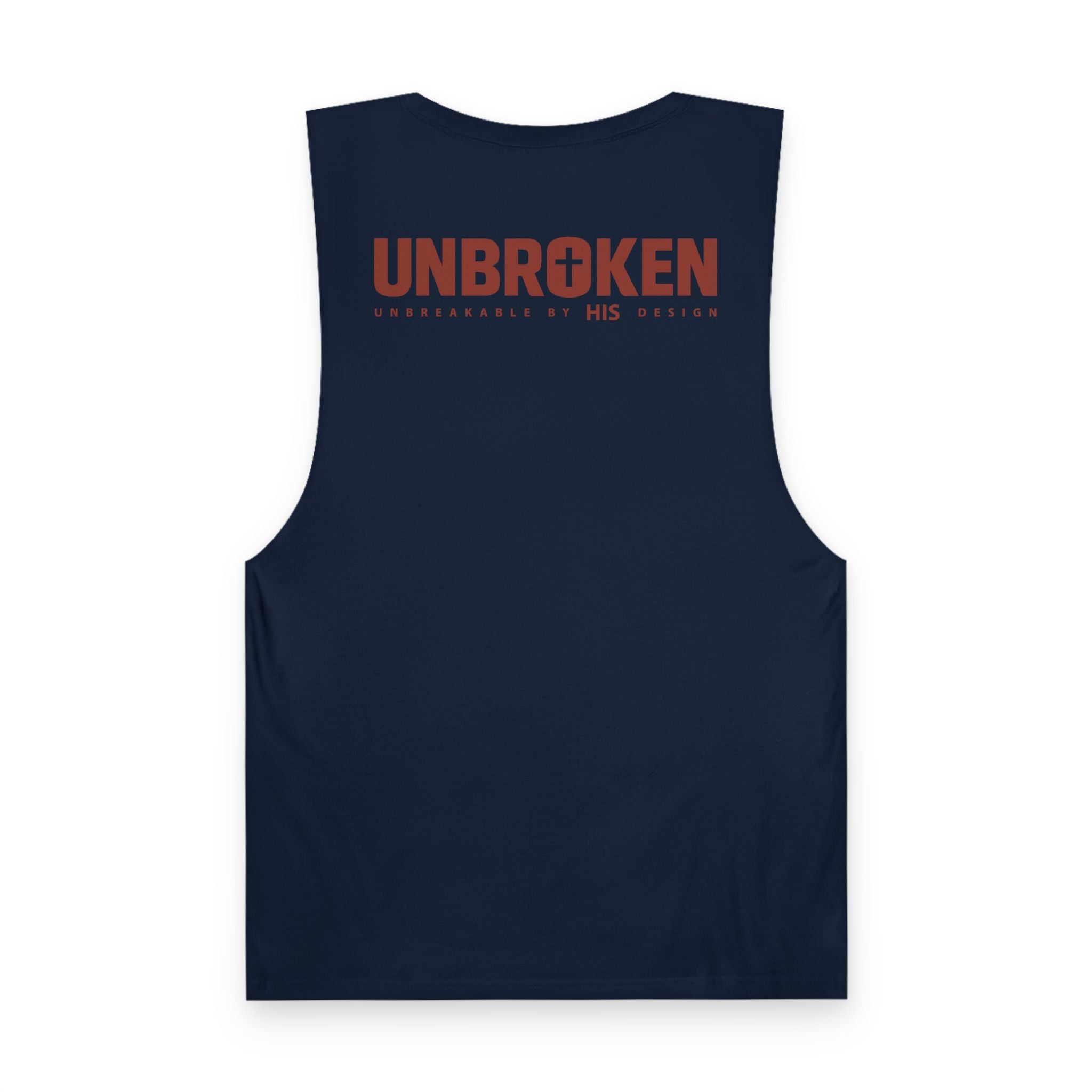 Unbroken Logo (Burnt Ember) - Muscle Tank