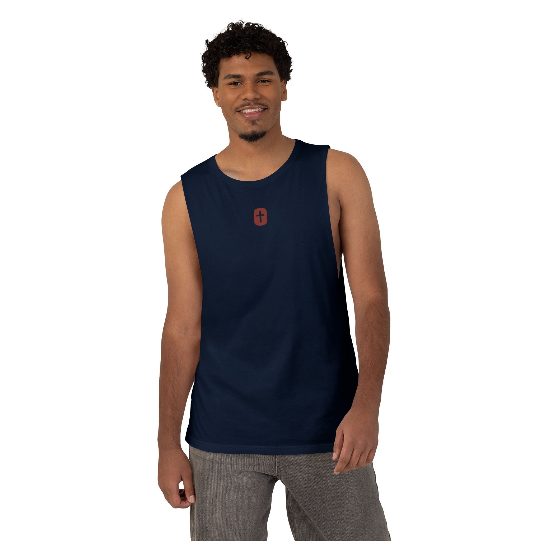 Unbroken Logo (Burnt Ember) - Muscle Tank