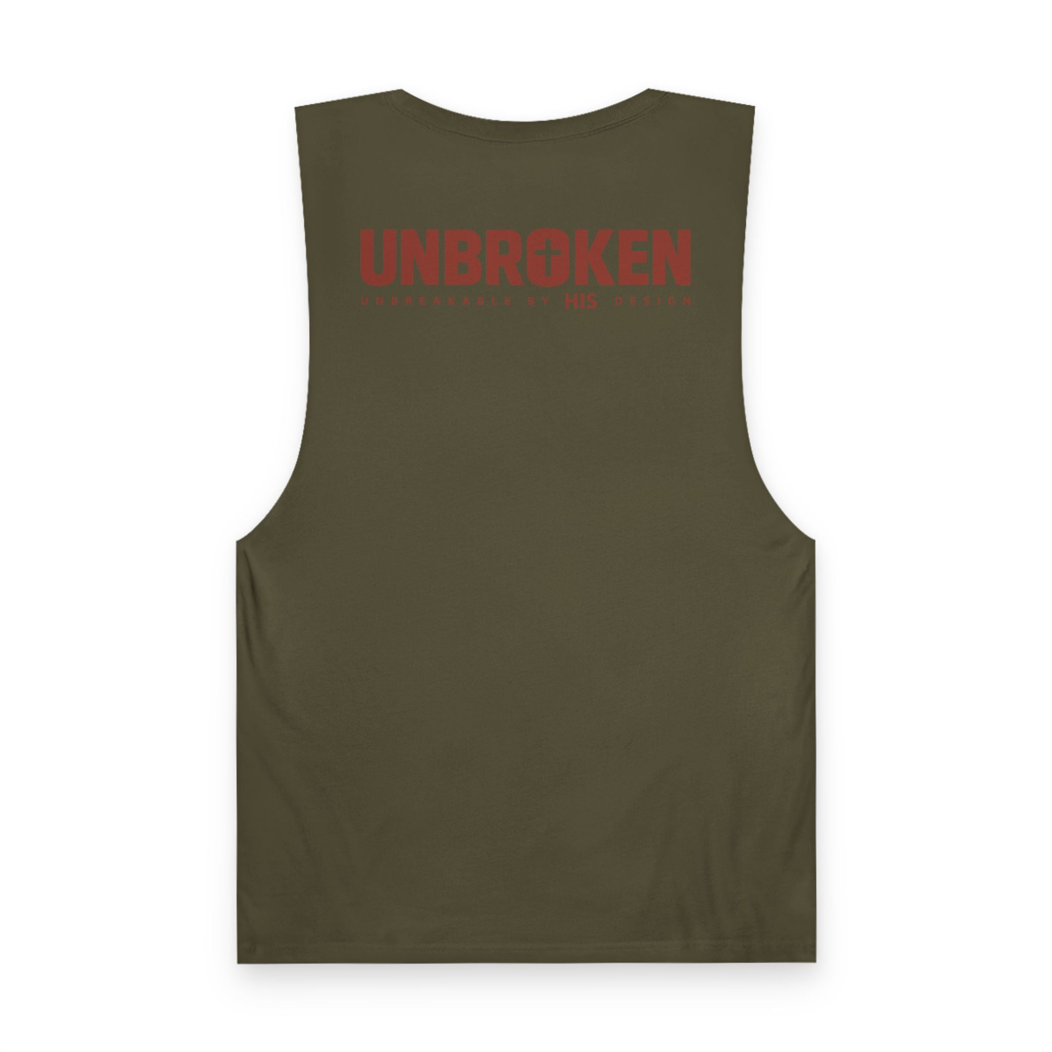 Unbroken Logo (Burnt Ember) - Muscle Tank