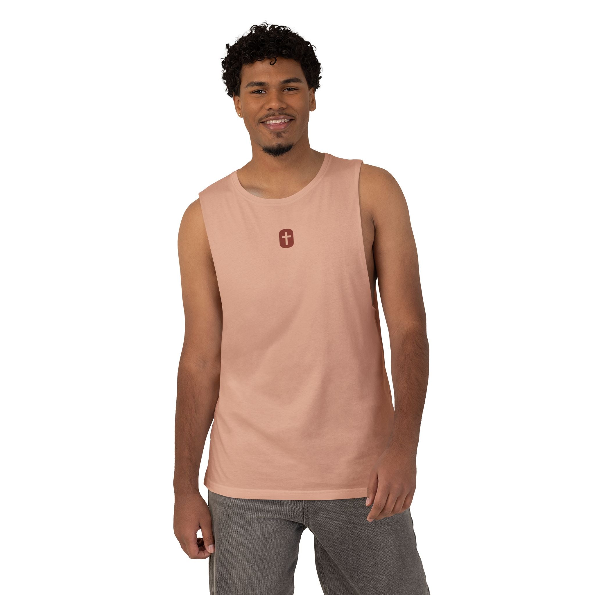 Unbroken Logo (Burnt Ember) - Muscle Tank