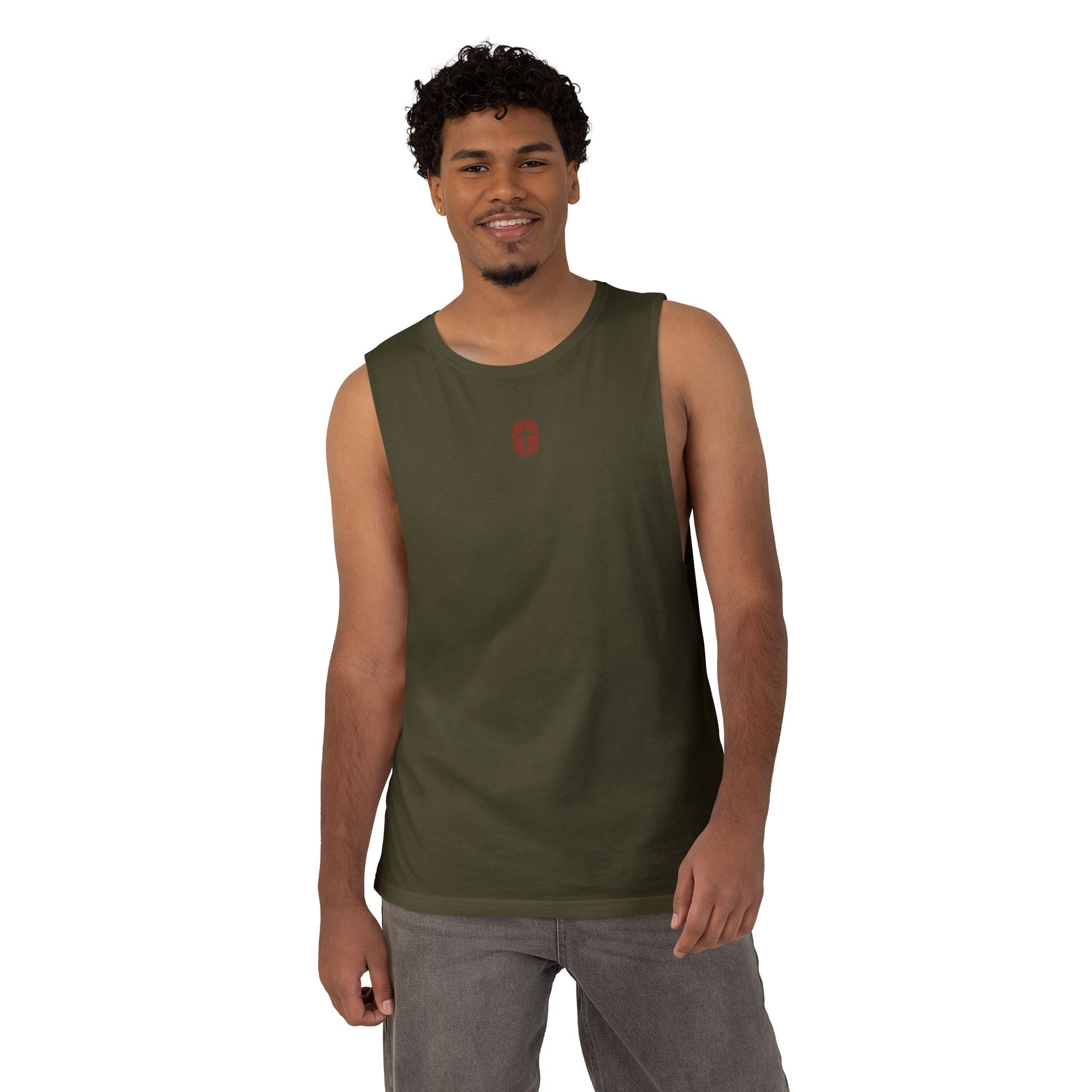 Unbroken Logo (Burnt Ember) - Muscle Tank